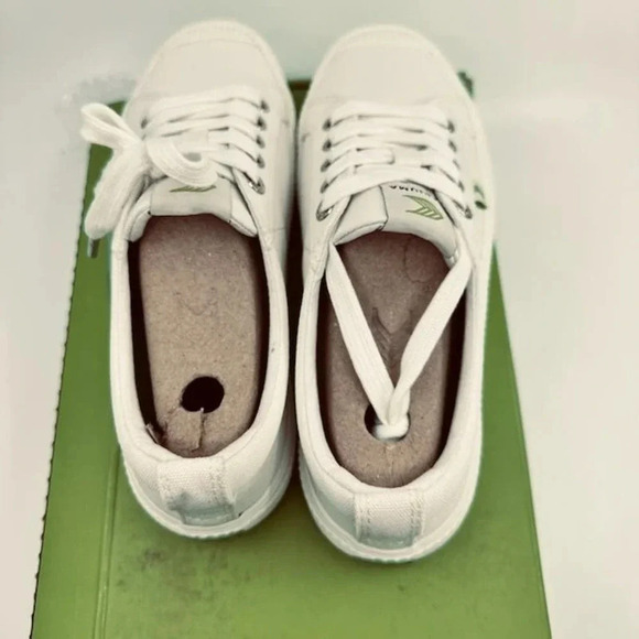 NEW Cariuma Oca Low Top Lace Up Organic Canvas Sneakers Off White Unisex W6 M4.5 - Picture 5 of 7